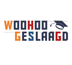 Party Love NL Letterslinger WooHoo Geslaagd 1.8M Party Love NL Letterslinger WooHoo Geslaagd 1.8M