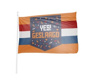 Party Love NL Partylove® Premium XXL Gevelvlag Yes Geslaagd! 150cm x 90cm Party Love NL Partylove® Premium XXL Gevelvlag Yes Geslaagd! 150cm x 90cm